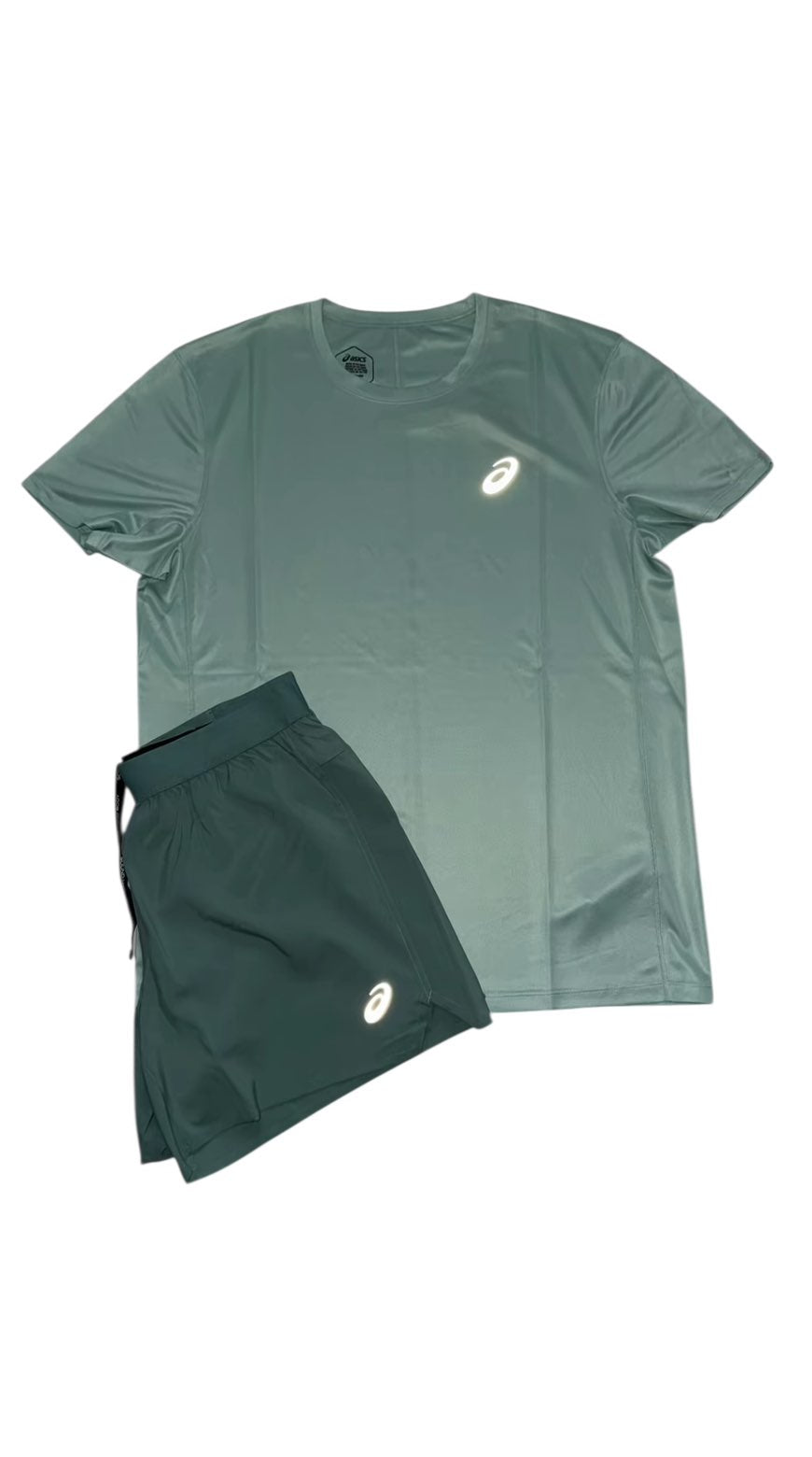 Ensemble asics - vert